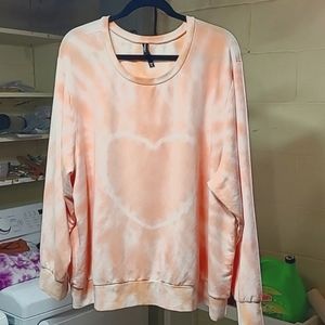 Torrid light sweatshirt  size 4  light long sleeve pajama top